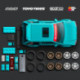 Mattel Brick Shop Hot Wheels Speed Series Juego de Construcción del Custom '90 Honda Civic EF 284 Piezas