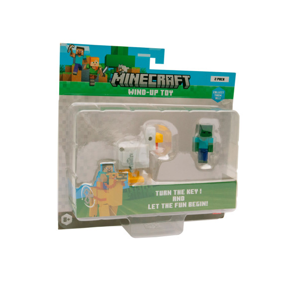 Minecraft Pack Figuras Jinete Avícola y Bebé Zombie
