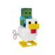 Minecraft Pack Figuras Jinete Avícola y Bebé Zombie