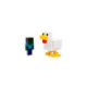 Minecraft Pack Figuras Jinete Avícola y Bebé Zombie
