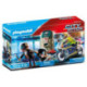 PLAYMOBIL City Action Moto de Policía: Persecución del Ladrón del Dinero - 70572