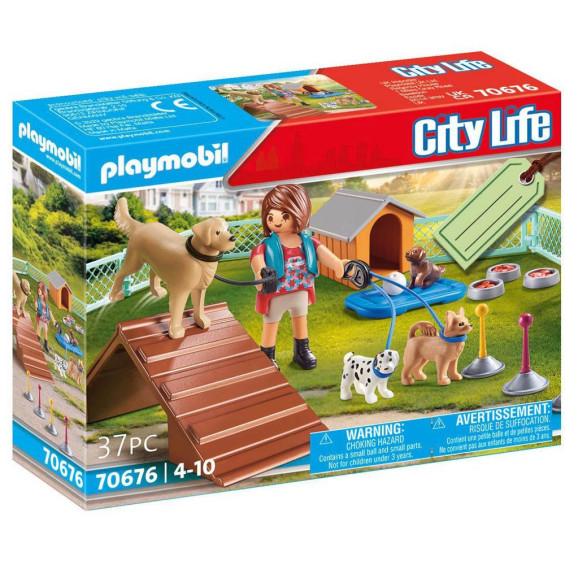 PLAYMOBIL City Life Entrenadora de Perros - 70676