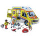 PLAYMOBIL City Life Ambulancia con Luz y Sonido - 71202