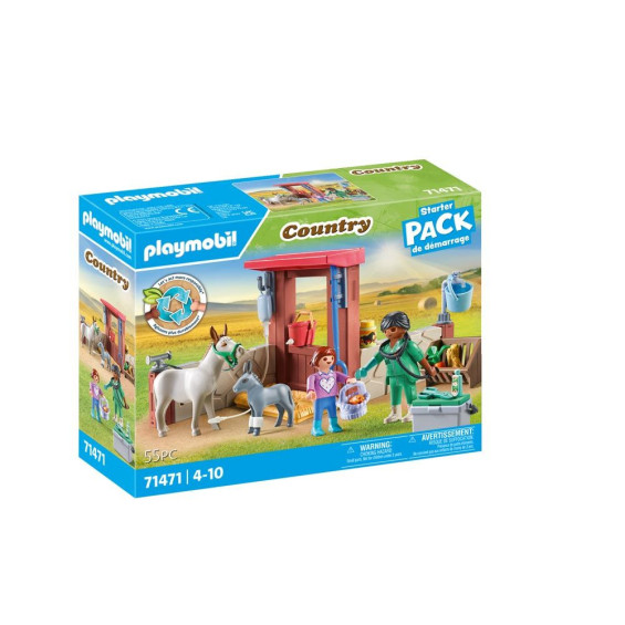 PLAYMOBIL Country Starter Pack Veterinaria De Granja - 71471