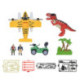 Set de Dinosaurio con Avión y Jeep
