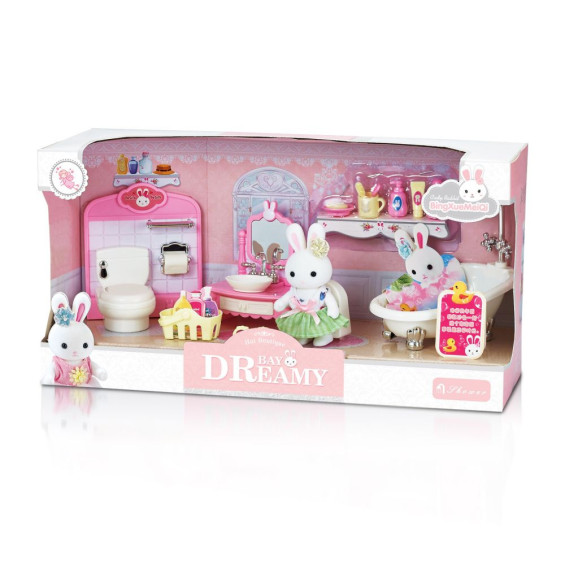 Casa Alegre Set de Baño Completo con Figura y Accesorios