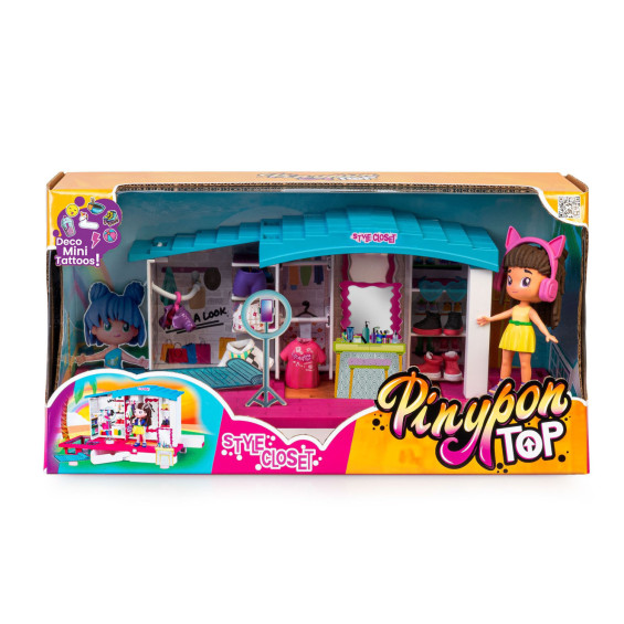 Pinypon Top Style Closet Playset con Figura y Accesorios