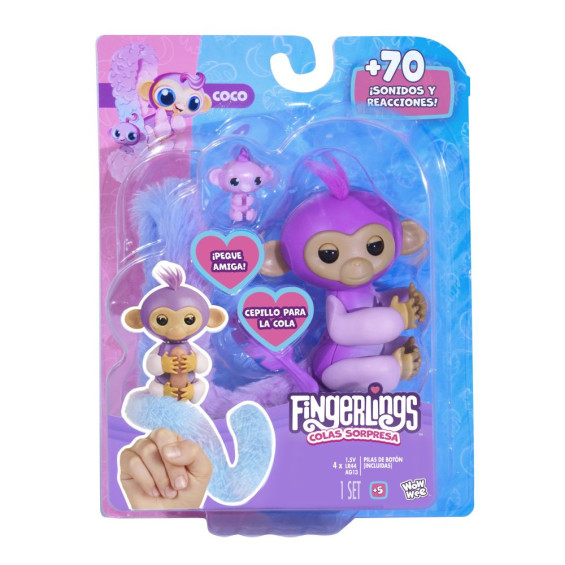 Fingerlings Colas Sorpresa Figura Varios Modelos