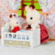 Sylvanian Families Set de Cuna Crème Conejo Chocolate