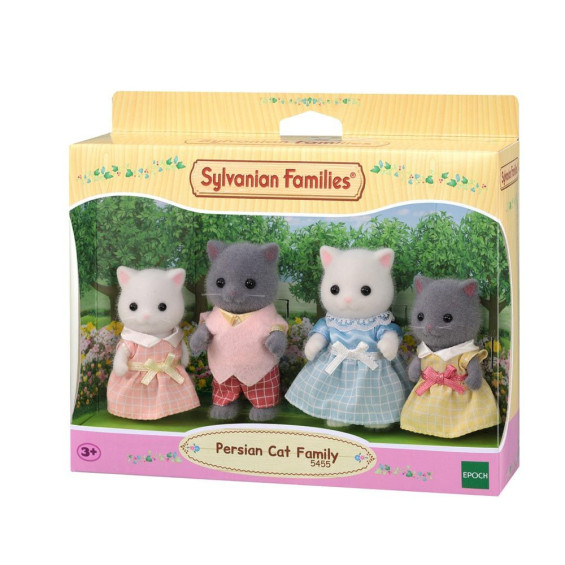 Sylvanian Families Familia Gato Persa