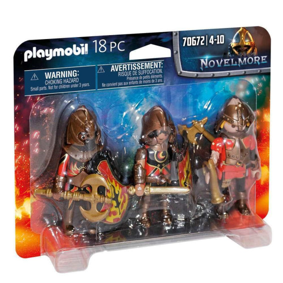 PLAYMOBIL Novelmore Set de 3 Bandidos de Burnham - 70672
