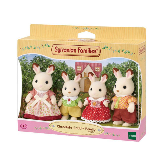 Sylvanian Families Familia Conejo Chocolate