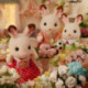 Sylvanian Families Familia Conejo Chocolate
