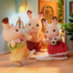 Sylvanian Families Familia Conejo Chocolate
