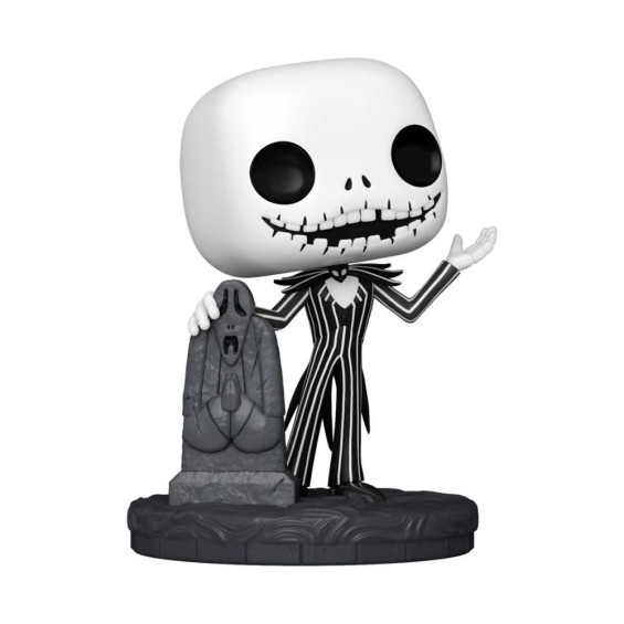 Funko Pop! Disney Pesadiila Antes de Navidad Figura de Vinilo Jack Skellington en Tumba 30 Aniversario