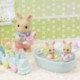 Sylvanian Families la Hora del Baño de los Trillizos