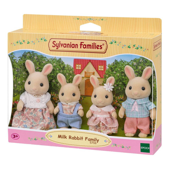 Sylvanian Families Familia Conejo de Leche