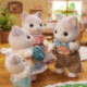 Sylvanian Families Familia Gato Latte