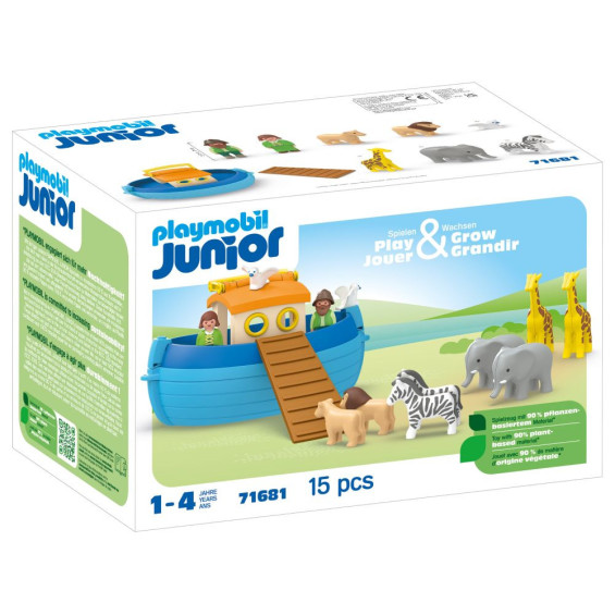 PLAYMOBIL Junior Arca de Noé Maletín - 71681
