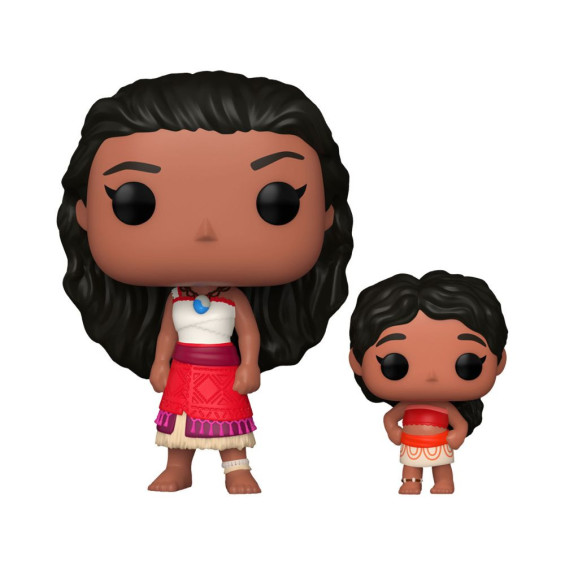 Funko Pop! Disney Vaiana 2 Figura de Vinilo Viana y Pequeña Sis Simea