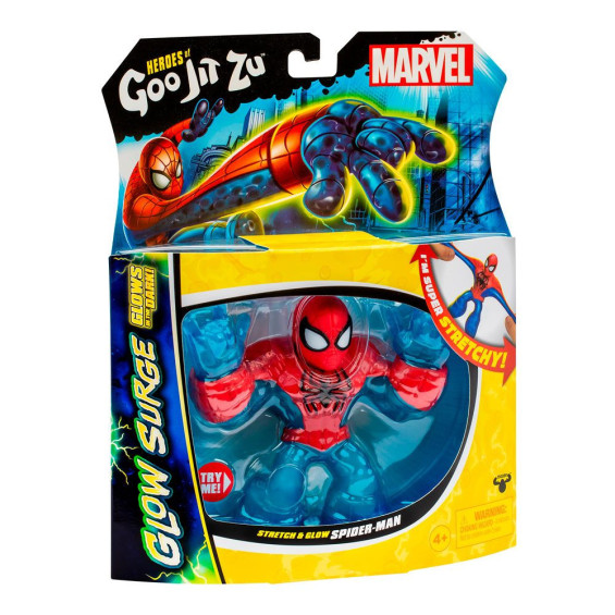 Goo Jit Zu Figura Marvel Glow Surge SPIDER-MAN
