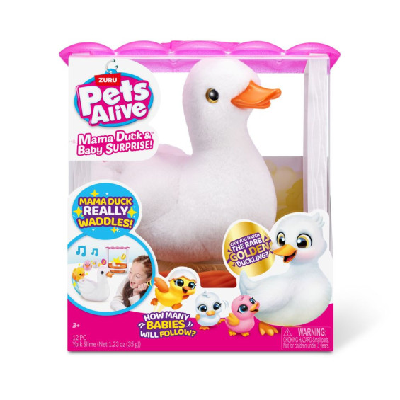 Pets Alive Peluche Mamá Pato y Bebés Sorpresa Varios Modelos