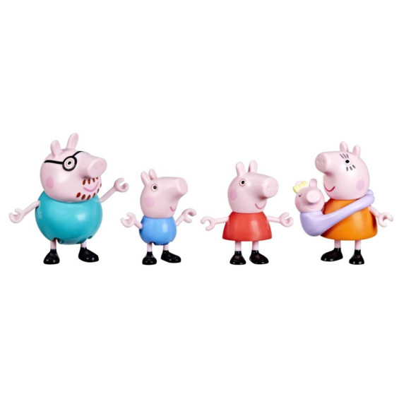 Peppa Pig Pack 5 Figuras Peppa y su Familia de 5
