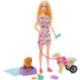 Barbie Muñeca Paseadora de Perro con Silla de Ruedas
