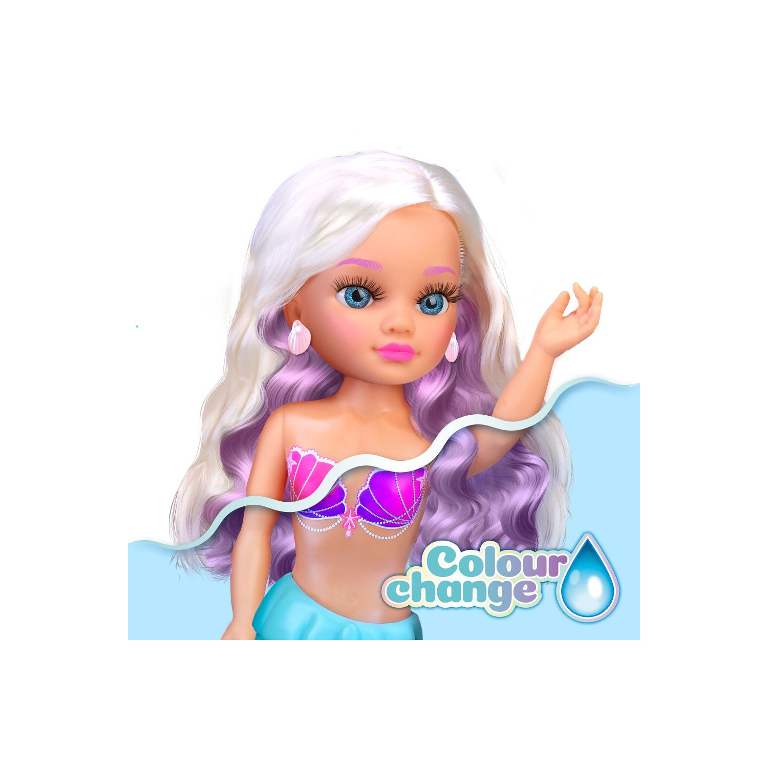 Nancy Magic Colour Mermaid - Juguettos