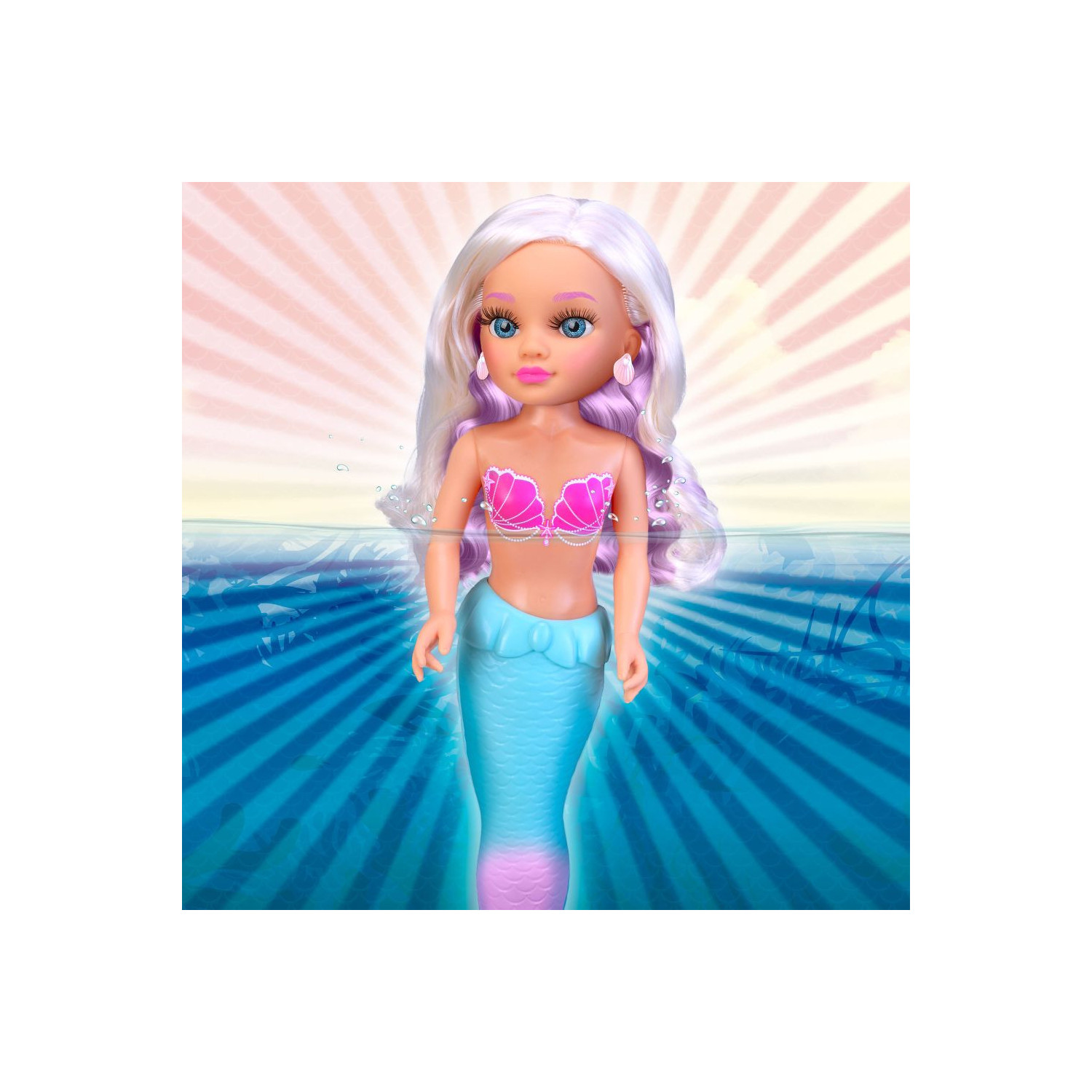 Nancy Magic Colour Mermaid - Juguettos
