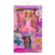 Barbie Color Change Muñeca Hada Rosa de Fantasía con Alas que Cambian de Color