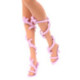 Barbie Color Change Muñeca Hada Rosa de Fantasía con Alas que Cambian de Color