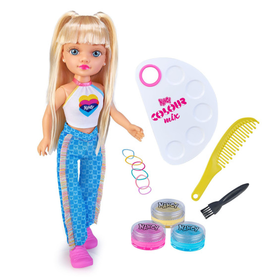 Nancy Colour Mix Muñeca con Accesorios
