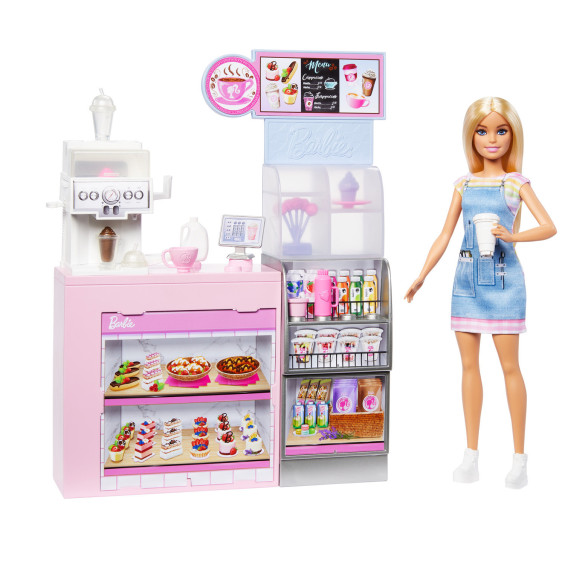 Barbie Tú Puedes Ser Muñeca Barista con Cafetería