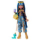 Monster High Muñeca Cleo de Nile con Mascota Hissette y 7 Accesorios
