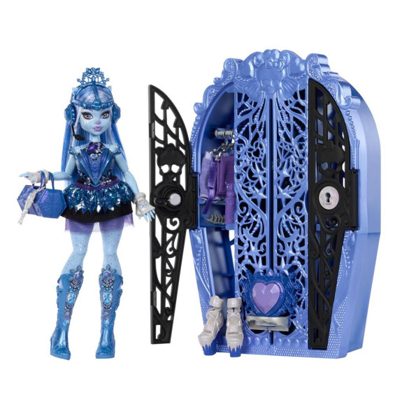 Monster High Skulltimate Secrets Muñeca Abbey Bominable y Accesorios