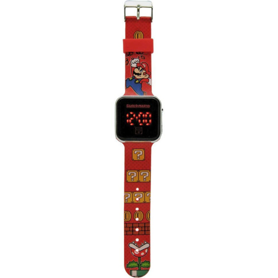 Super Mario Reloj Led