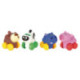 Nenittos 4 Animalitos Blanditos con Ruedas Varios Modelos
