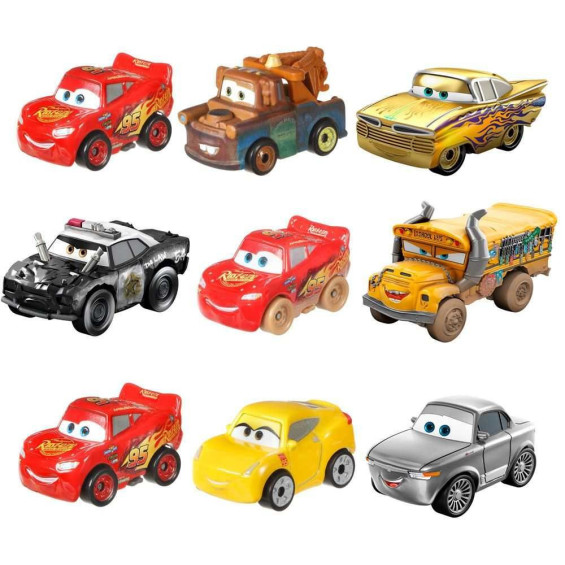 Cars Pack de 3 Mini Racers Varios Modelos
