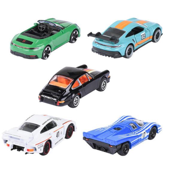 Majorette Colección 5 Coches Ride Cool Porsche