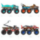 Hot Wheels Monster Trucks Big Rigs Coche de Juguete con Ruedas Grandes Varios Modelos