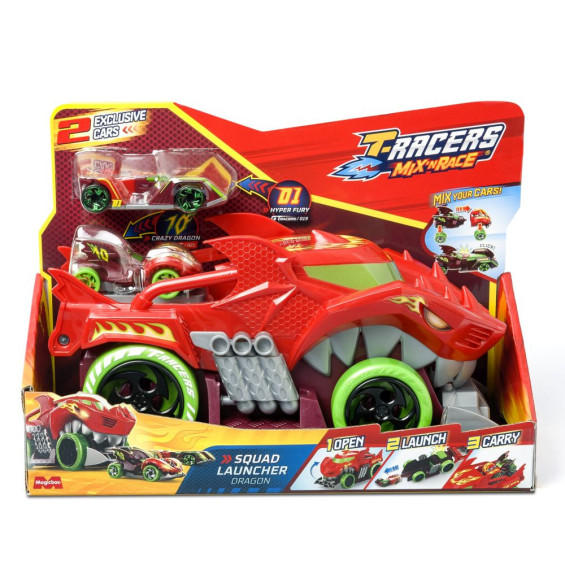 T- Racers Mix'nRace Squad Launcher Dragon