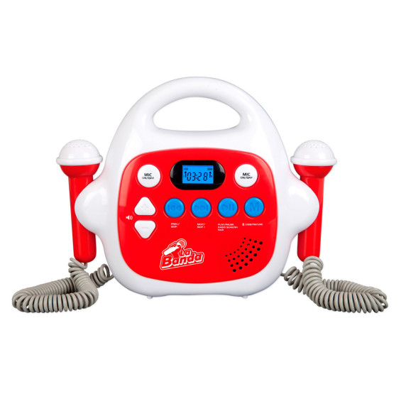 La Banda Karaoke Portátil 2 Micros con USB y Bluetooth
