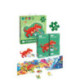 Puzzle Progresivo 73 Piezas Dinosaurio 4 en 1