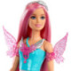 Barbie Malibu Muñeca Hada con Dos Mascotas