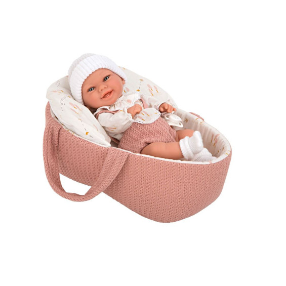 Muñecas Arias Elegance Babyto con Capazo 33 cm