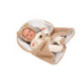 Muñecas Arias Muñeca con Peso Elegance Babyto Marrón Osito con Manta 35 cm