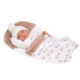 Muñecas Arias Muñeca con Peso Elegance Andie Rosa con Saquito de Dormir 40 cm