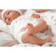 Muñecas Arias Muñeca con Peso Elegance Andie Rosa con Saquito de Dormir 40 cm
