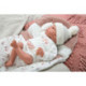 Muñecas Arias Muñeca con Peso Elegance Andie Rosa con Saquito de Dormir 40 cm